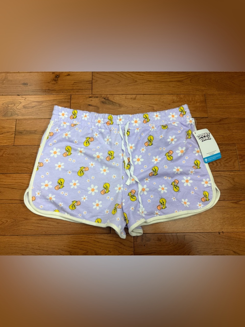 Looney Tunes Tweetie Bird Lounge Shorts NWT